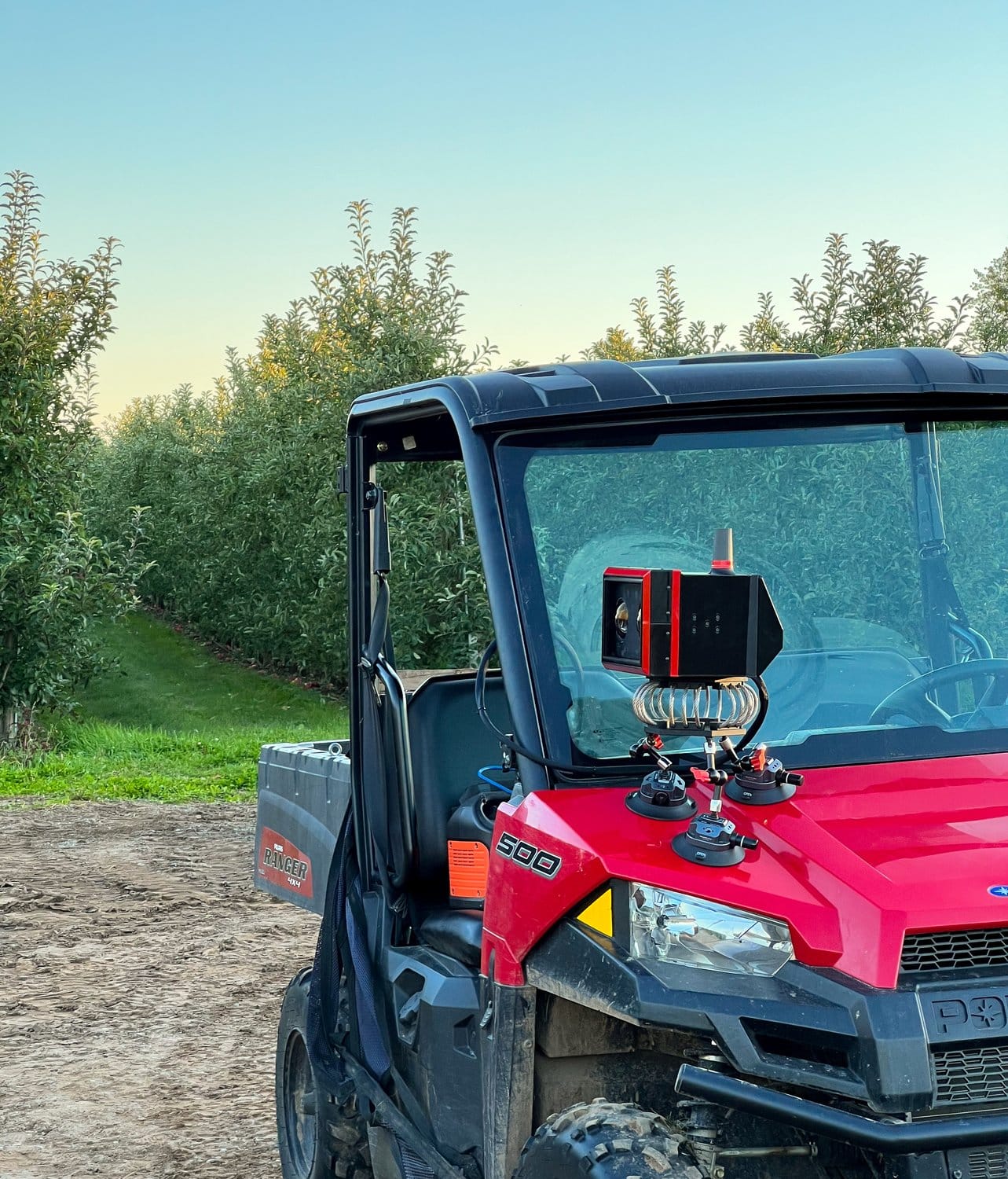 Orchard Robotics Tractor with Scanner